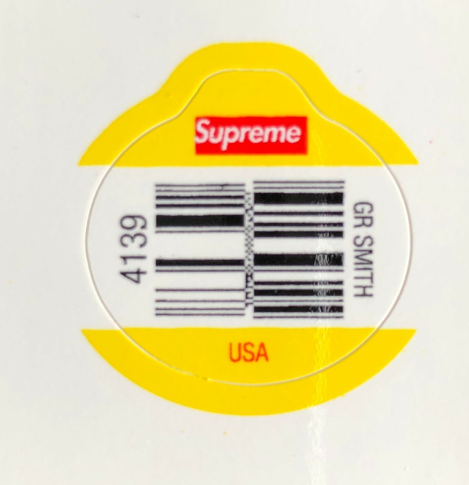 Supreme Fruit Mini Supreme Sticker 100% Authentic SS19 Season