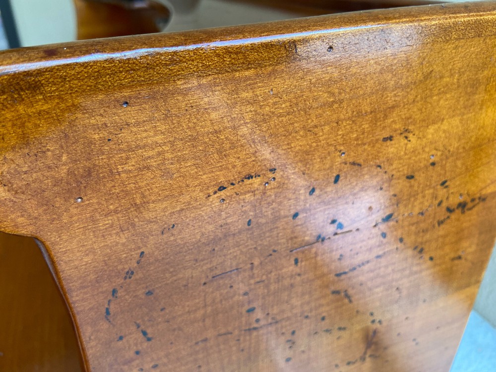 French Solid Cherry Wood Wine Bar, Server, Sideboard, Liquor Cabinet
