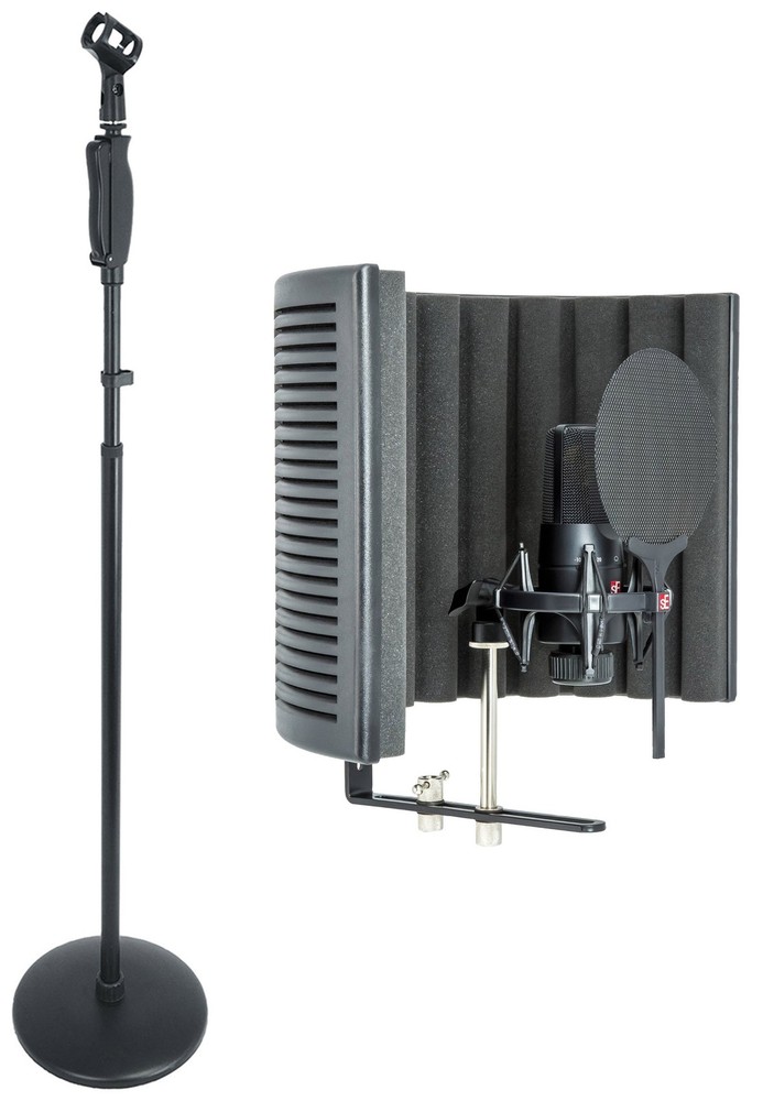 Se Electronics X1 S Studio Bundle w/Mic+RF-X Filter+Shockmount+Pop Filter+Stand