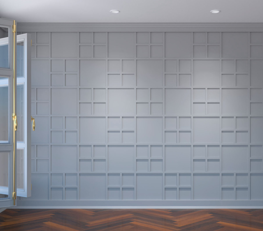 Ekana Millwork Burnett Decorative Fretwork Wall Panel - single piece sample