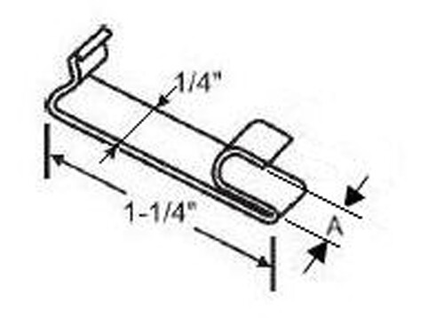 STB Take Out Clip, 1/4" Wide, Modified