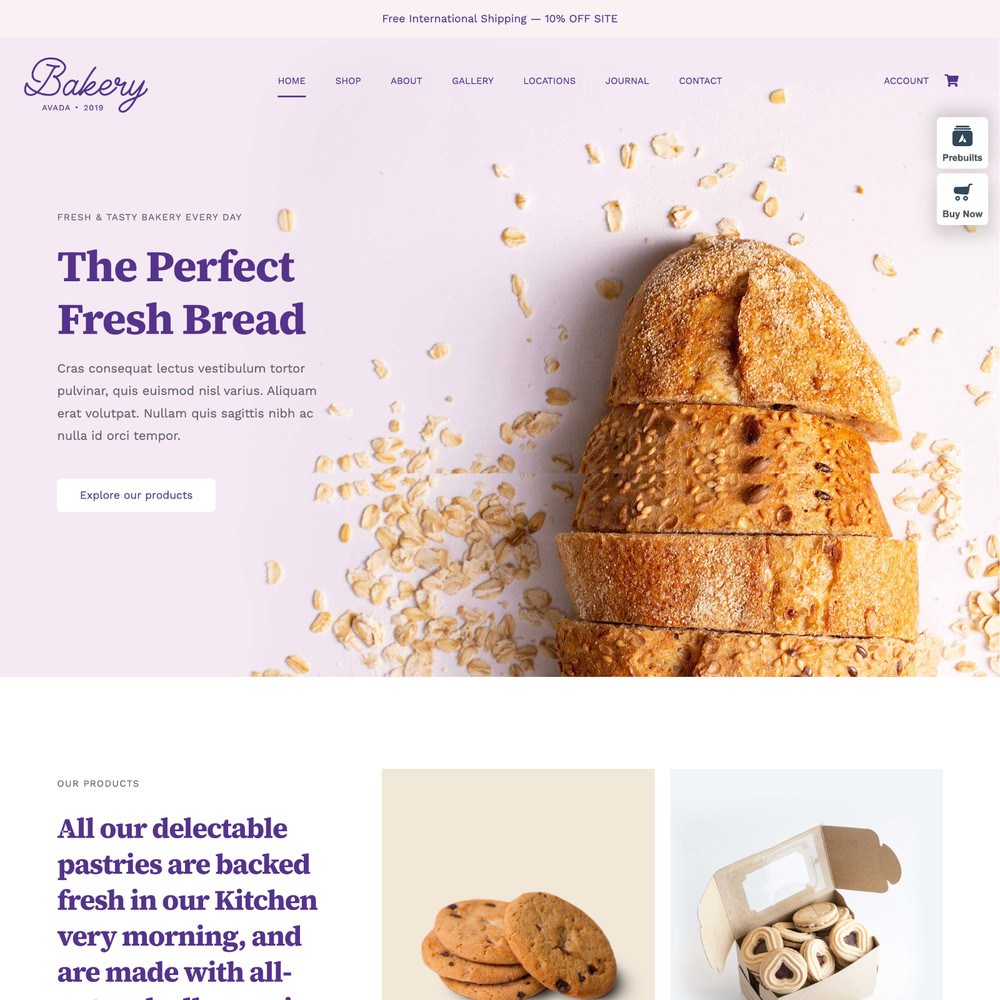 🍰 Bakery Website Design for Sale with Free VPS Web Hosting
