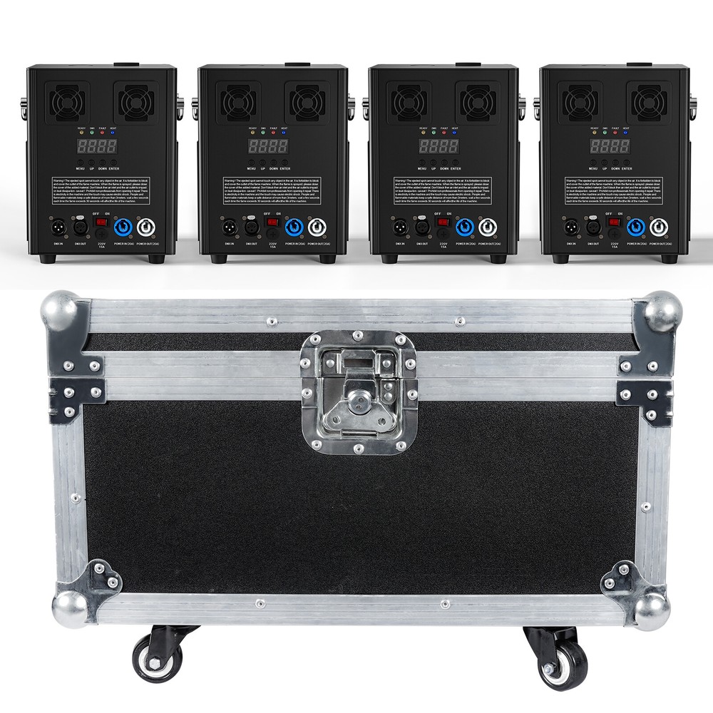 700W Cold Spark Firework Machine DMX Stage Effect Wedding DJ Party w/Flight Case