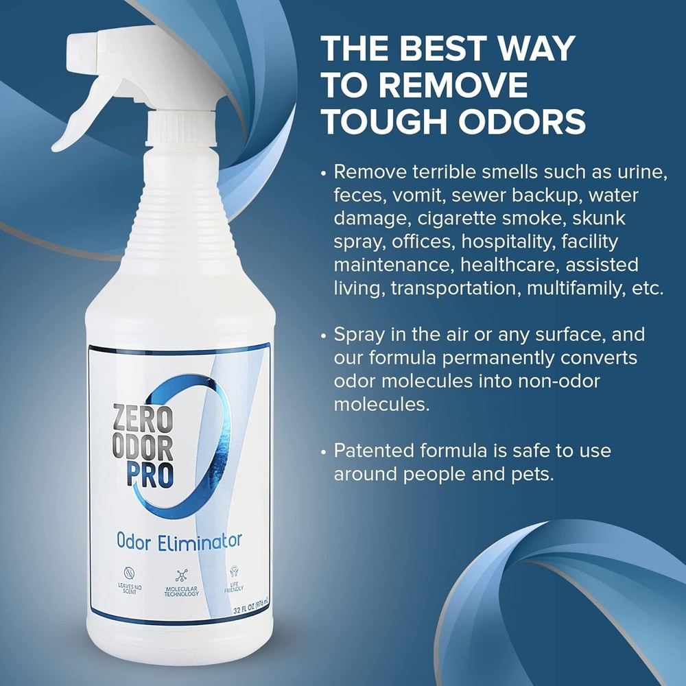 Zero Odor Pro - Commercial Strength Eliminator Odor Neutralizer, Room Deodorizer