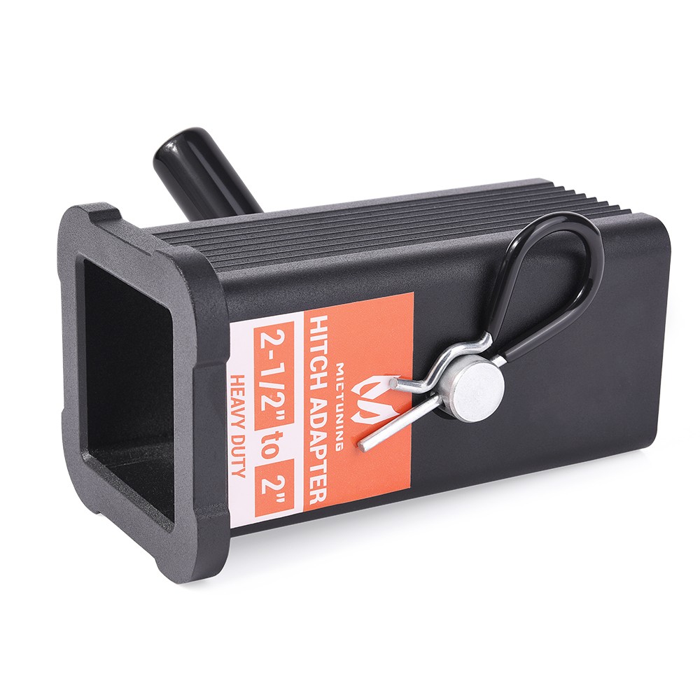 2.5" to 2" Trailer Hitch Reducer Adapter with Lock Pin For Truck SUV Car