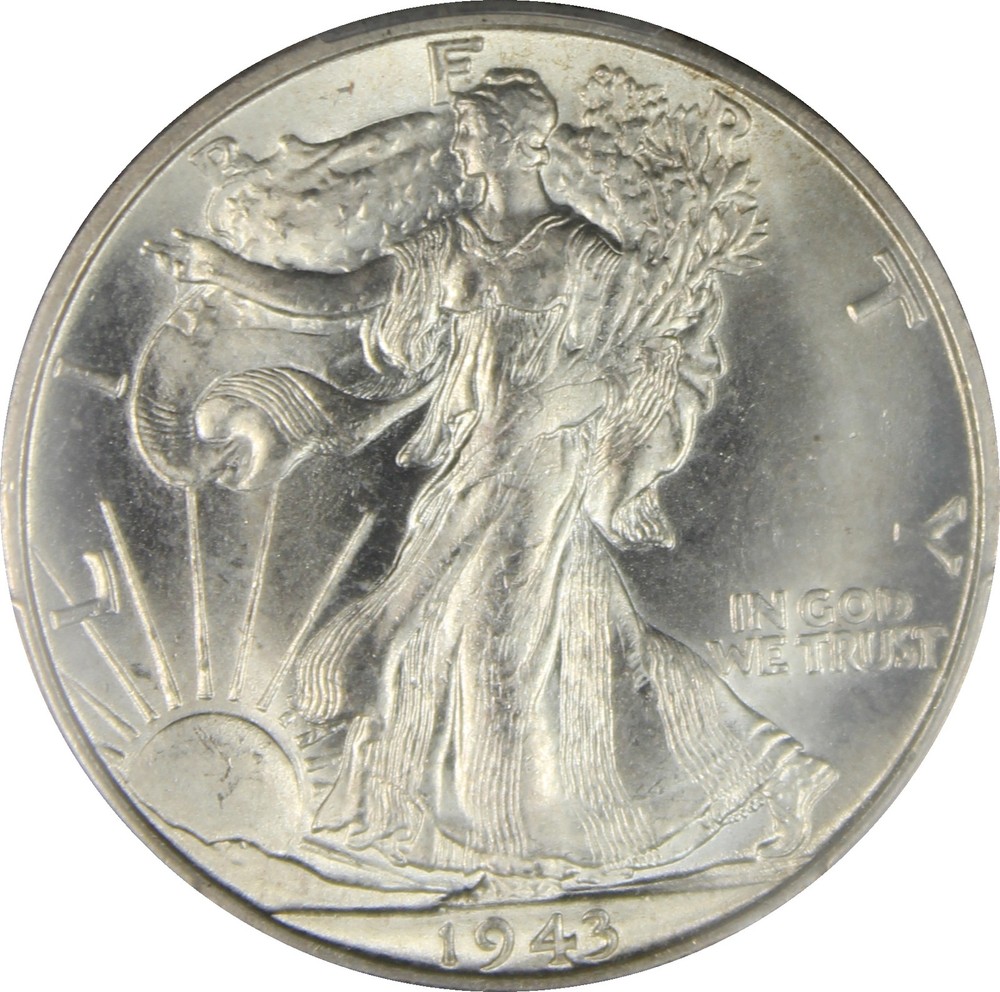 1943 S MS65 Walking Liberty Half Dollar PCGS 51341100