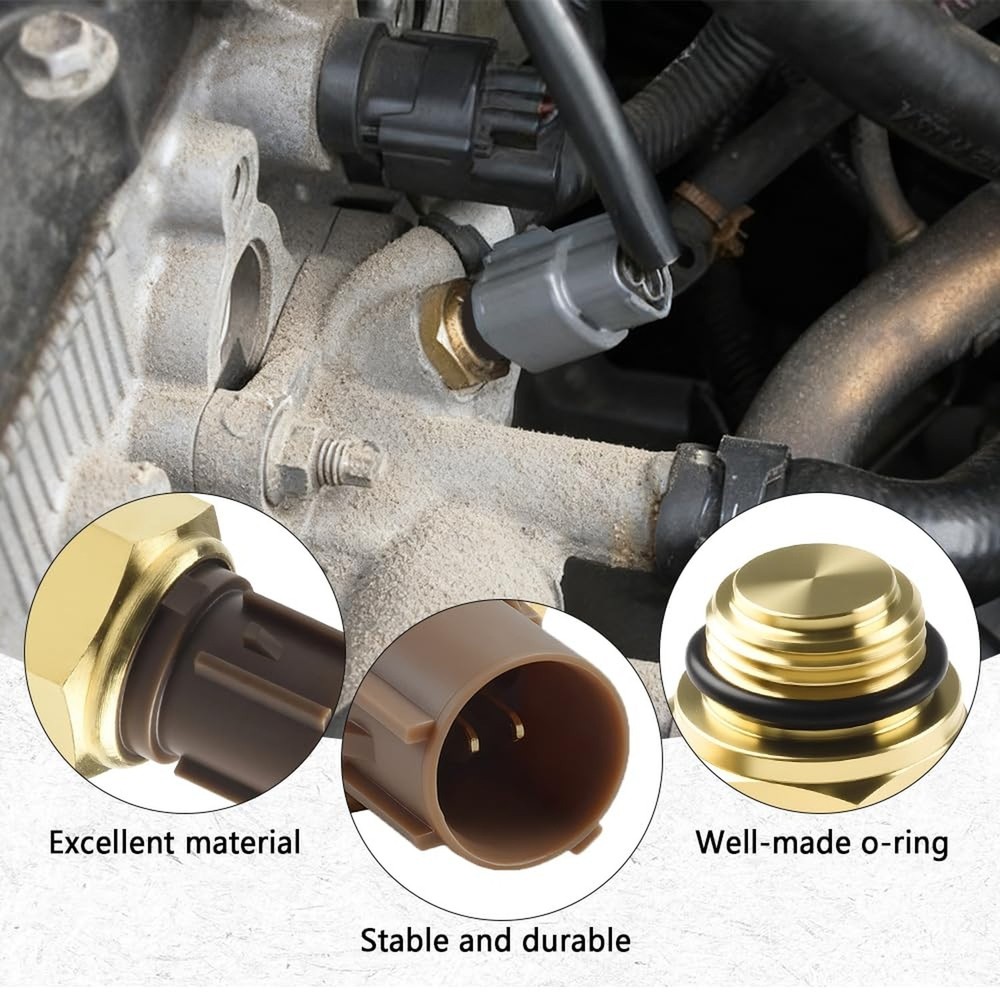 Radiator Coolant Fan Switch, Water Temperature Sensor, Engine Coolant Tempera...