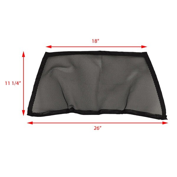 Tracker Boat Cargo Net 16606 | Black Nylon 26 Inch