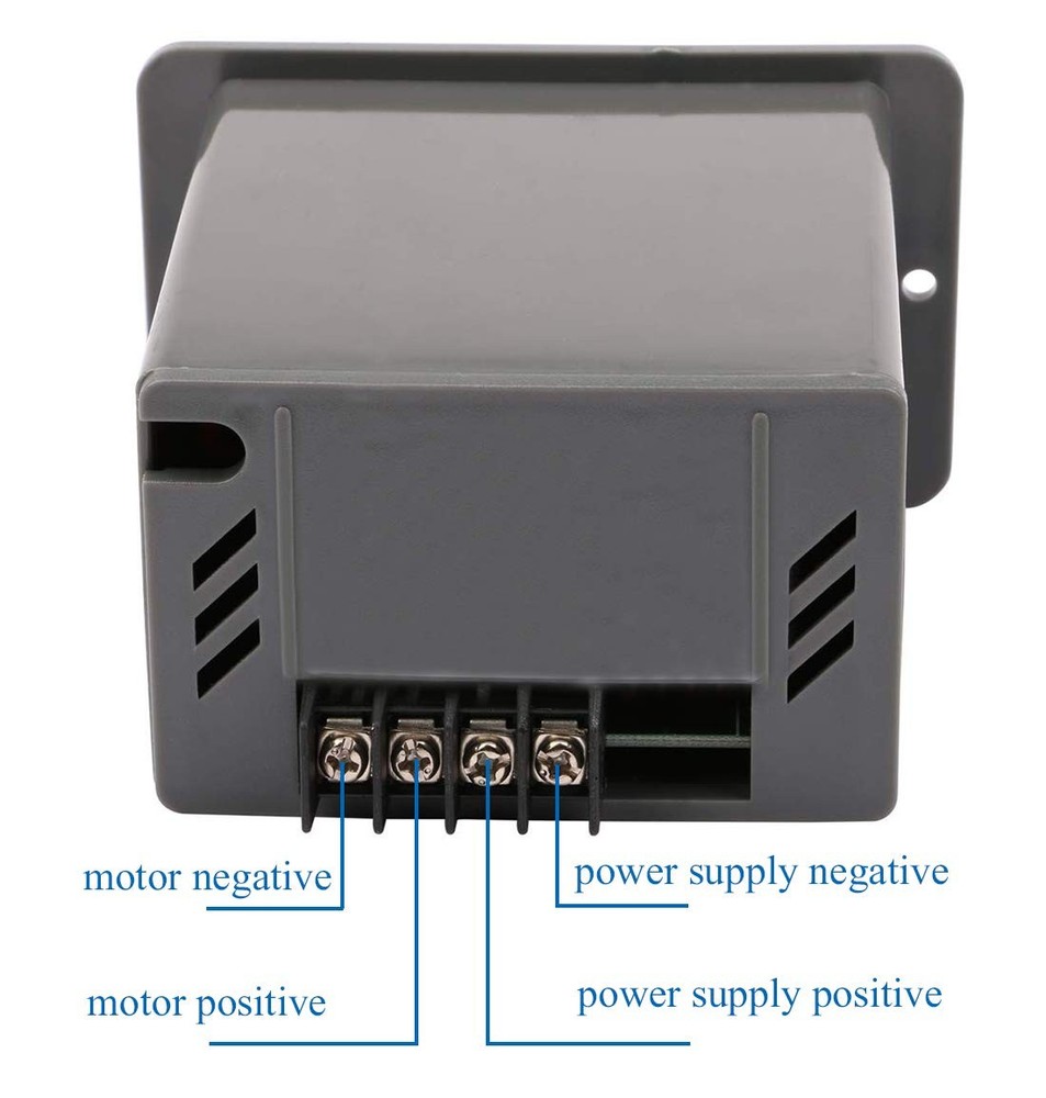 40A PWM DC Motor Speed Controller 12V 24V 36V 48V Variable Speed Switch Reverse.