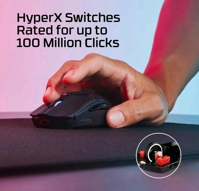 HyperX Pulsefire Haste 2 Mini Wireless White Gaming Mouse