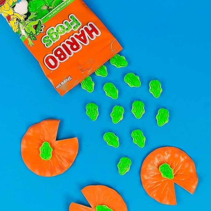 Haribo Frog Gummi Candy, 5 oz. Bag (Pack of 2)