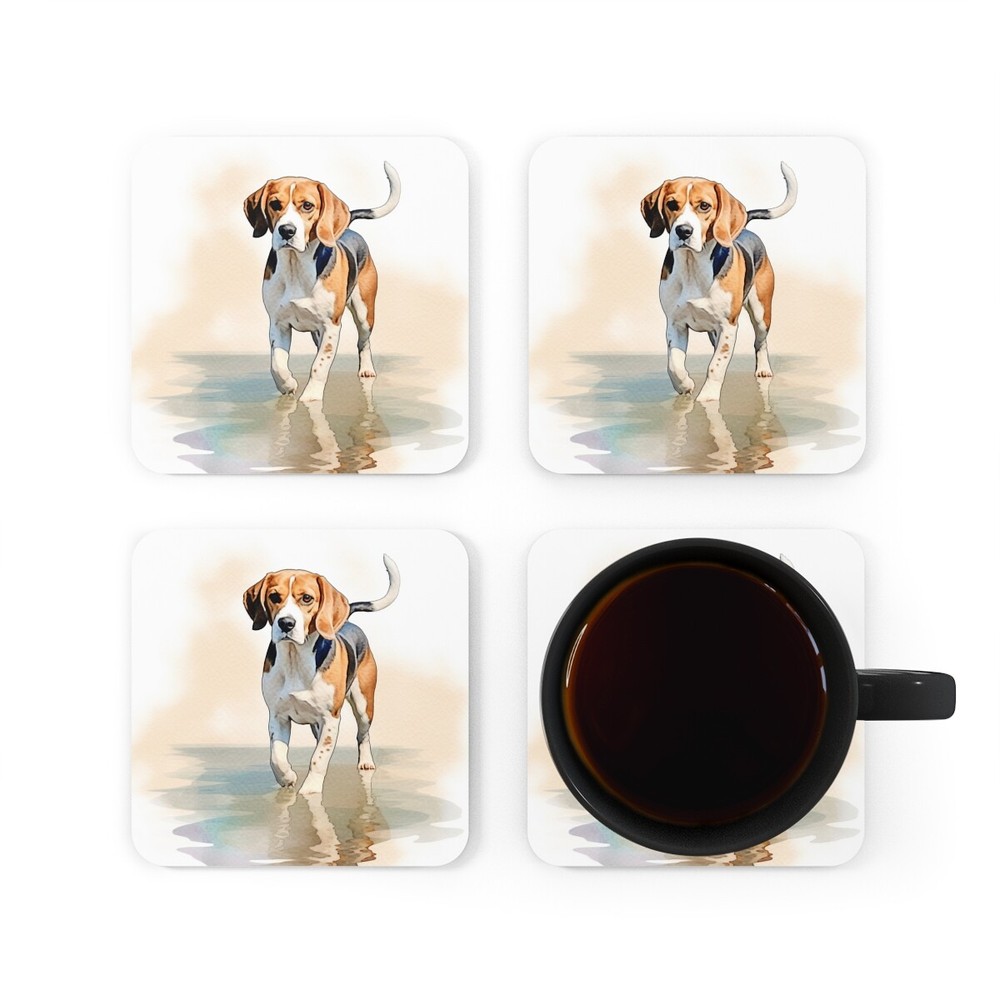 Beagle Coaster Set