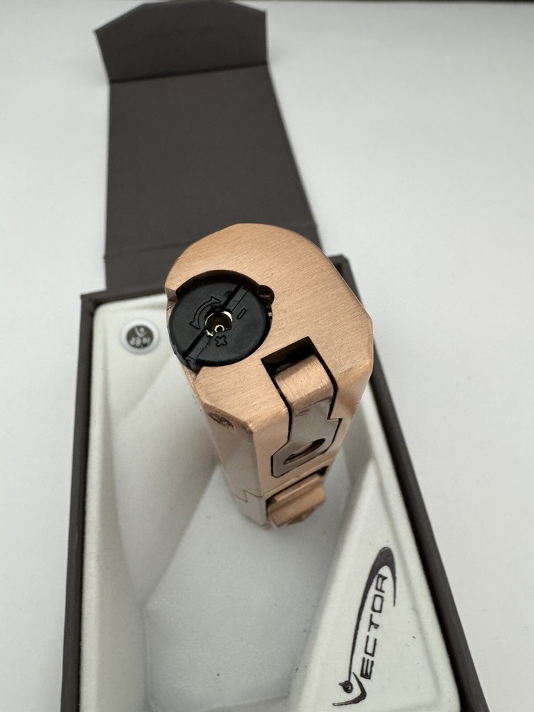 Vector Caliper - Single Large Jet Flame Torch Lighter - Copper - New