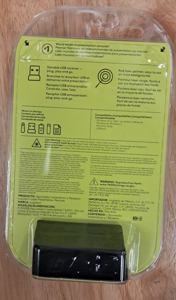 Logitech R400 Laser Presentation Remote