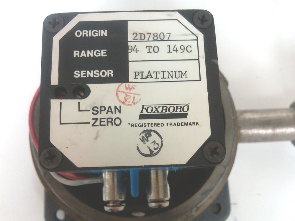 Foxboro E94 GXXS Temperature Transmitter Sensor: Various Pressure Ranges
