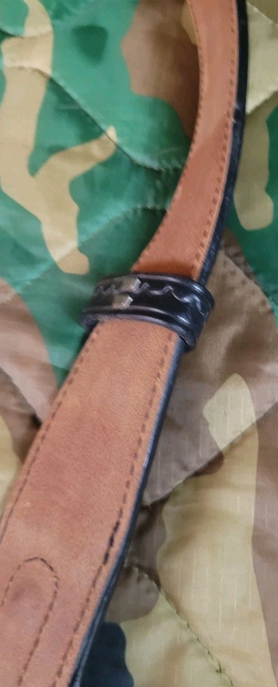 Bianchi B2C Heavy Leather Duty Belt Black