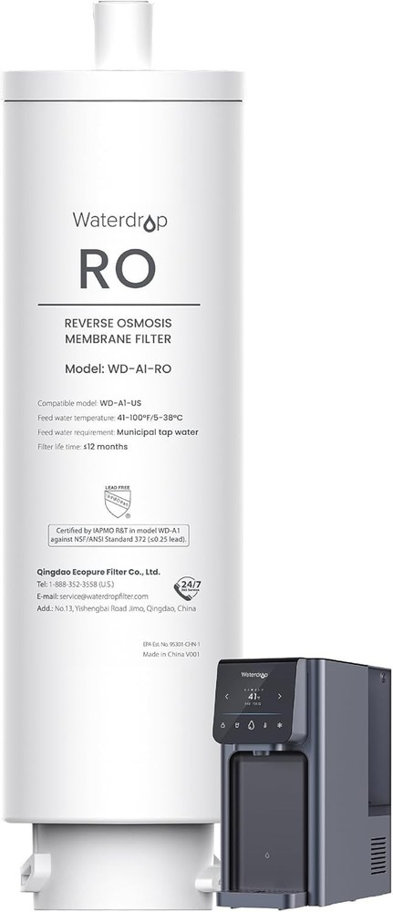 Waterdrop WD-A1-RO Filter, Replacement for WD-A1 Reverse Osmosis water Dispenser