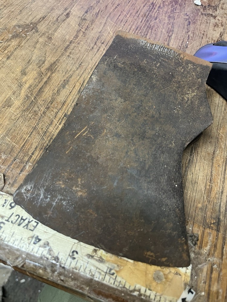 vintage True Temper AMERICANAX jersey pattern axe head 3 lb 5oz