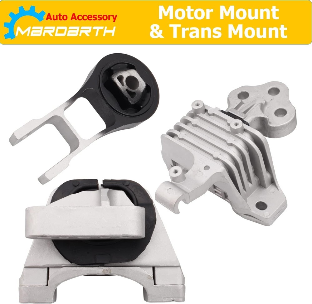 Engine Motor & Transmission Mounts Compatible with 2014-2021 Cherokee, 2015-2019