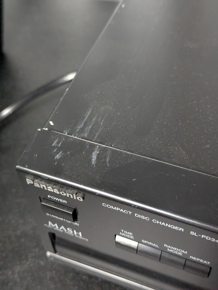 Panasonic SL-PD349 Rotary Carousel 5 Disc Compact CD Changer Player