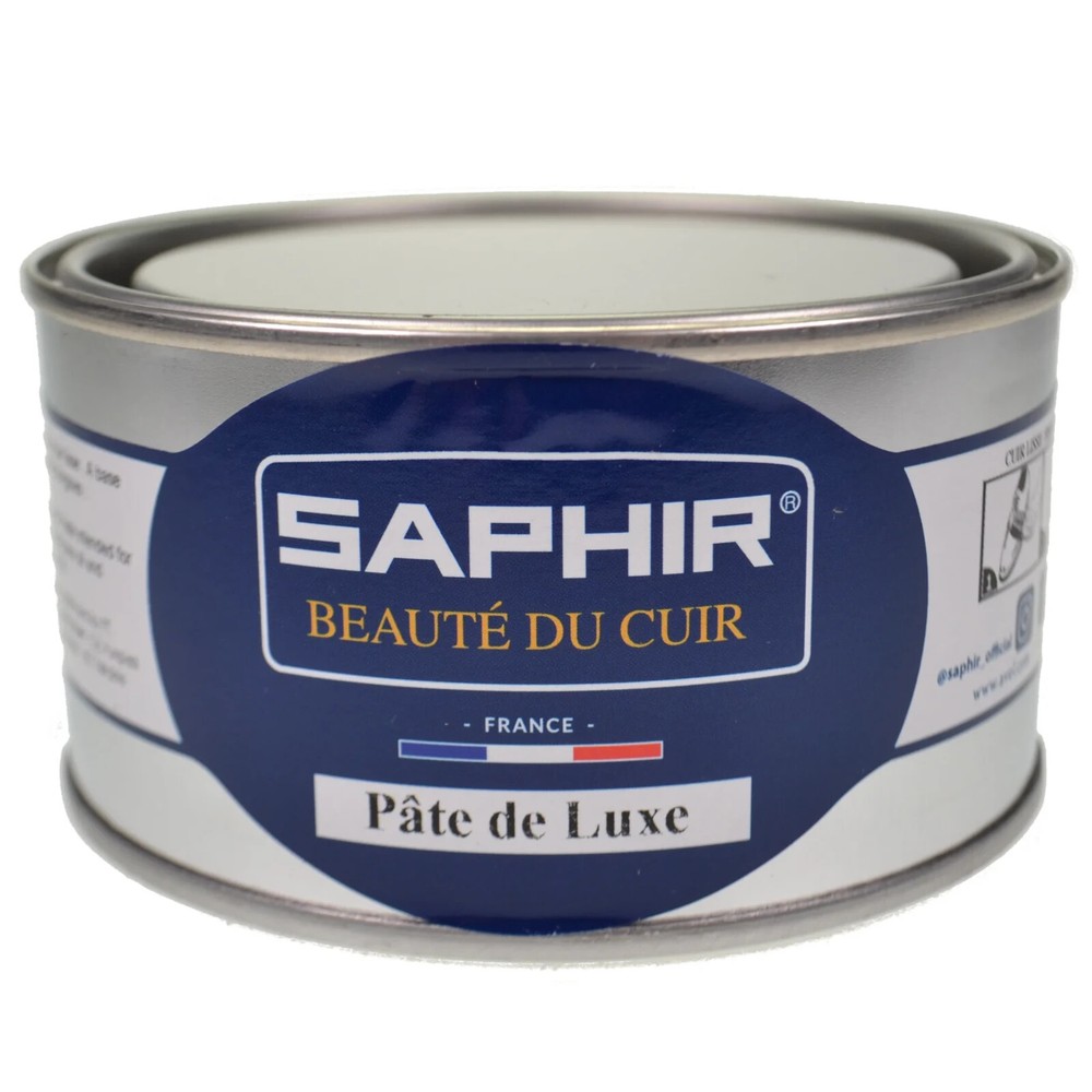 Saphir Pate de Luxe Shoe Wax, 250ml tin