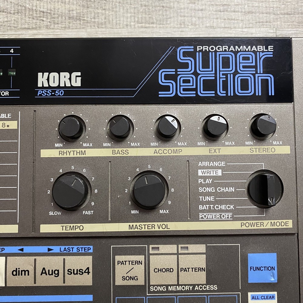 Korg PSS-50 Programmable Super Section Portable Synthesizer Tested🔥🔥🔥