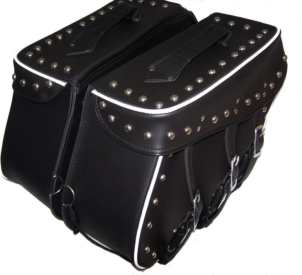 Motorcycle Saddlebags Quick Release Zip off with Pockets