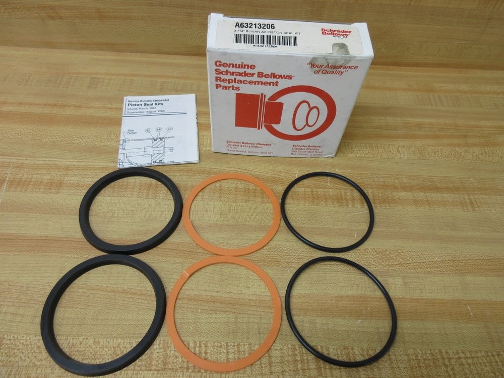 Schrader Bellows A63213206 Piston Seal Kit