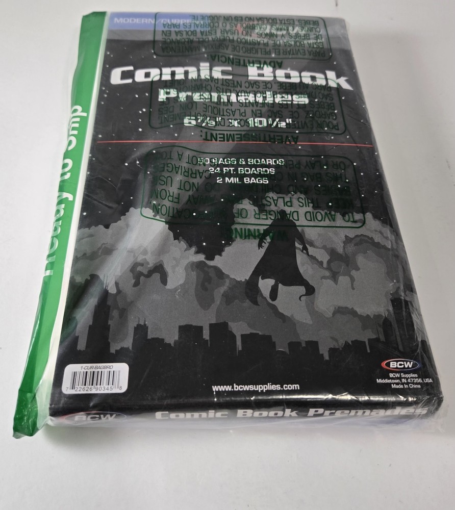 BCW Regular/Silver Comic Book Premades 7 " X 10½" 50 Ct.