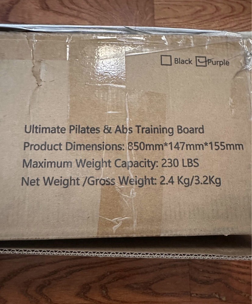 Multifunctional Abdominal Board, 2025 Abdominal Board Purple. Open Box