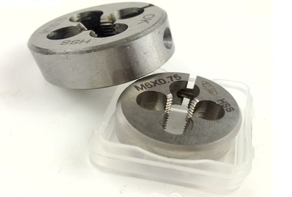 M7X0.8mm Right hand HSS Round Split Dies Fine Thread Die Adjustable Die