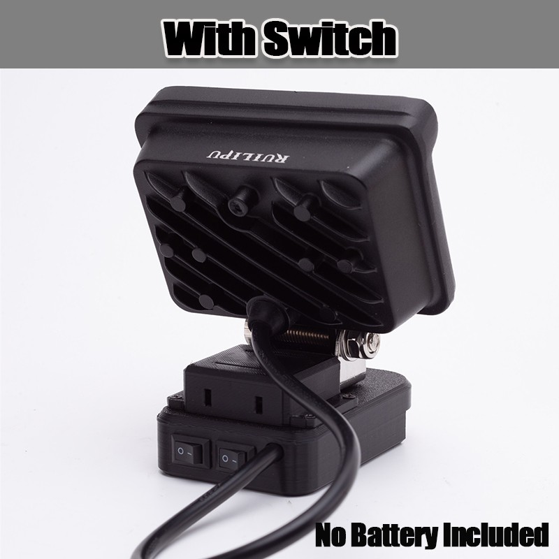 LED Work Light For Bauer 20V Li-Ion Battery Foldable Compact Job Site Light