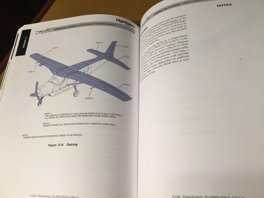 Cessna 208 & 208B Maintenance Training Manuals, a 2 Vol. Set