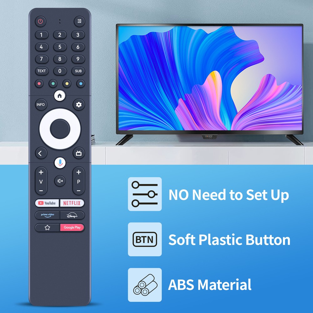 New Replacement Remote Control For THOMSON Android TV RC112A