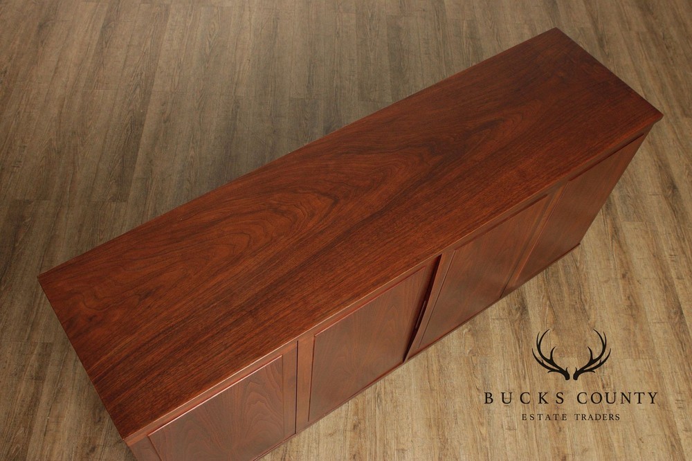 Jack Cartwright Mid-Century Modern Walnut Credenza Sideboard