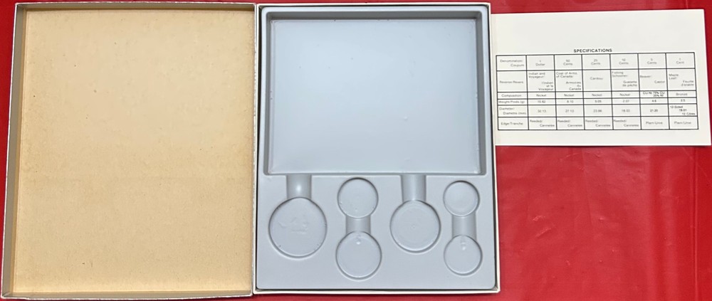 1982 Canada Specimen Set Plus COA & Box