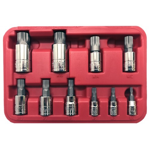 3038 10 Pc. XZN Socket Set