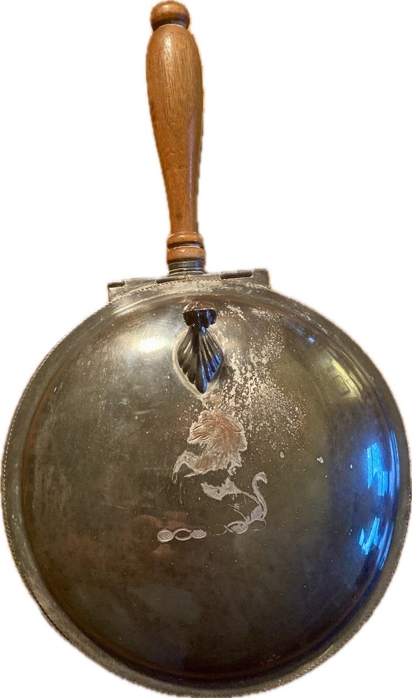 Sheffield Silver (silverplate) Bed Warmer Pan