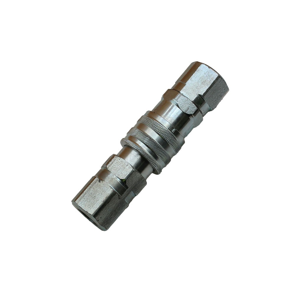 1/2 NPT Flat Face Hydraulic Quick Connect Coupler Coupling Set Skid Steer Fits