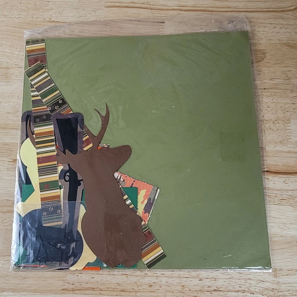 Scrapbook HUNTING THEME PAGE KIT 12x12 Sheet