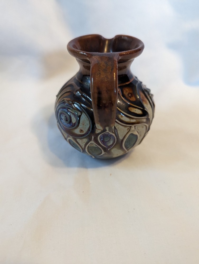 Gorgeous studio pottery pitcher - 4"