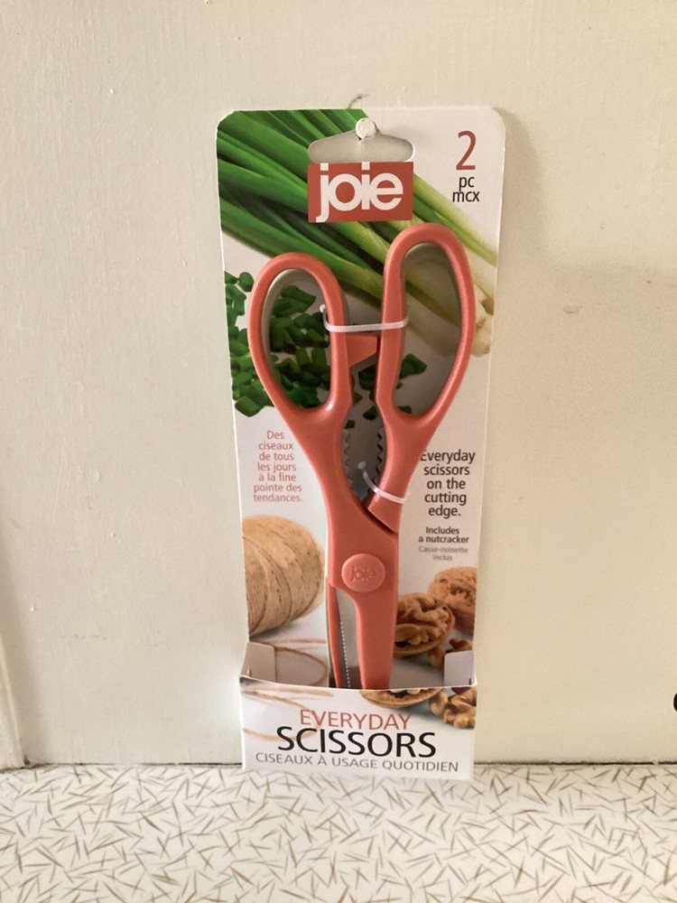 Joie 2 Pc Mcx Everyday Scissors Includes a Nutcracker BPA Free Dishwasher Safe