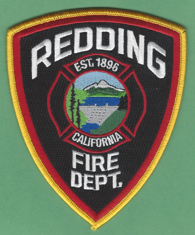 REDDING CALIFORNIA FIRE RESCUE PATCH