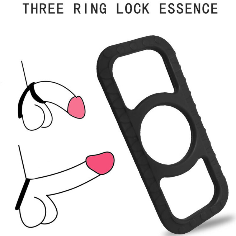 Ball Stretching Penis Enhancer Delay Ejaculation-Scrotum-Stretcher-Ring for Male