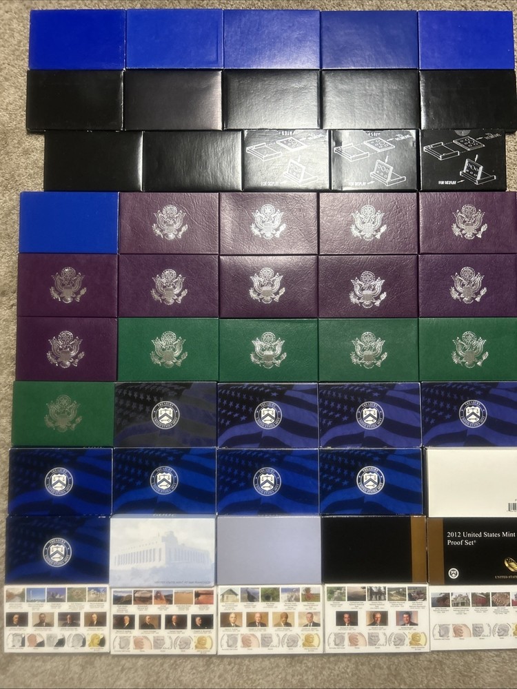 1968 to 2017 COMPLETE RUN US MINT PROOF SETS 50 ORIGINAL SETS