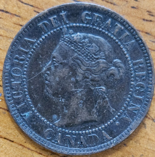 CANADA 1893 LARGE CENT #AB704