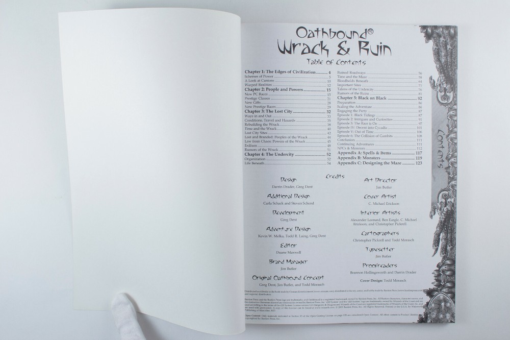 Wrack & Ruin - Oathbound - d20 - D&D 3rd Edition - BAS1011 - Bastion Press
