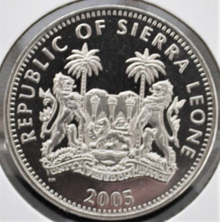 2005 SIERRA LEONE $1 "CROCODILE"