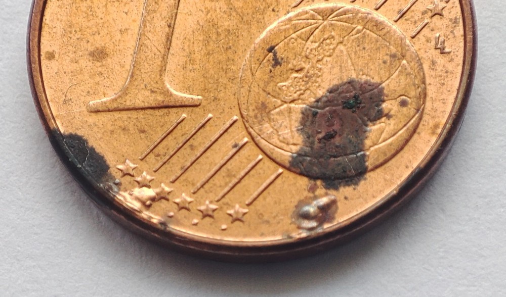 Coin Portugal 1 Cent Errors 2014