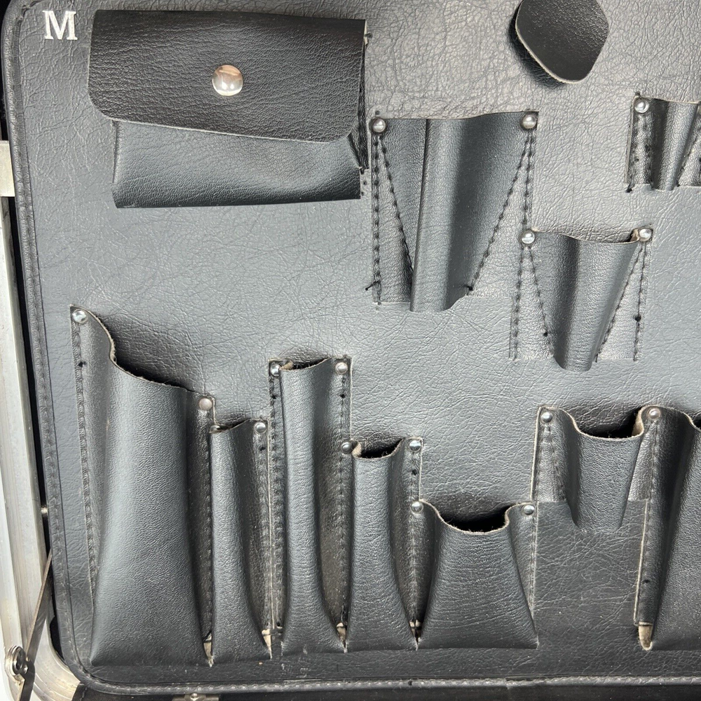 Vintage Technician's Briefcase Tool Display Case 18 X 14 X 7 1/2 w/Inserts GUC